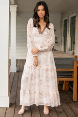 Rumi Deep V Maxi Dress