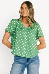 Posy Button Up Top