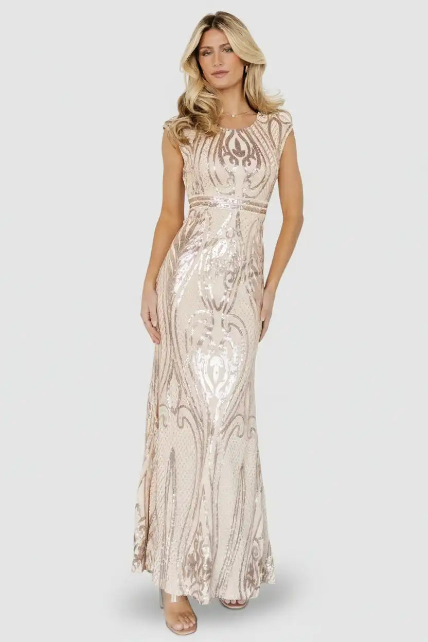 Alessia Sequin Gown