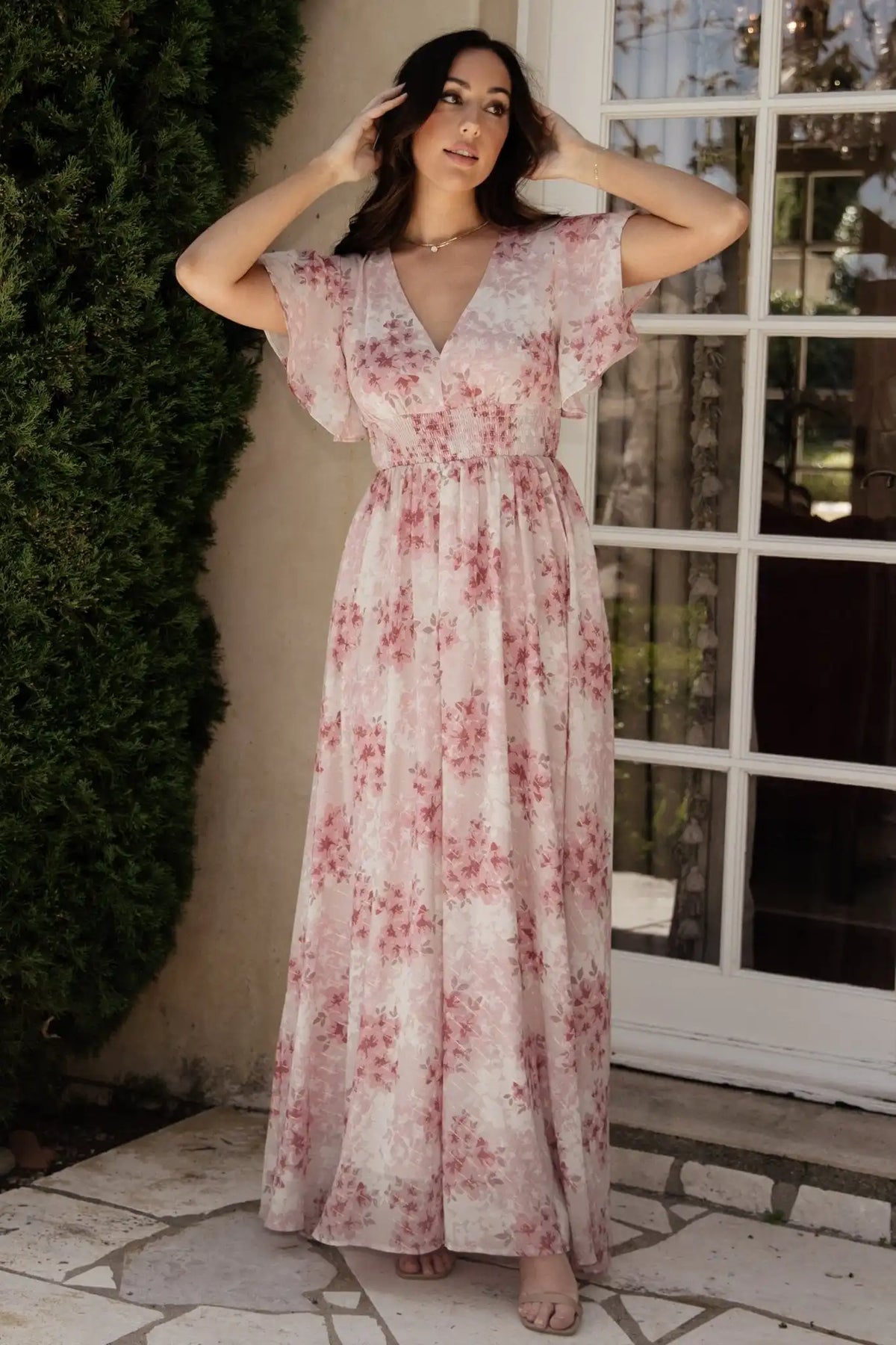 Lynlee Metallic Maxi Dress