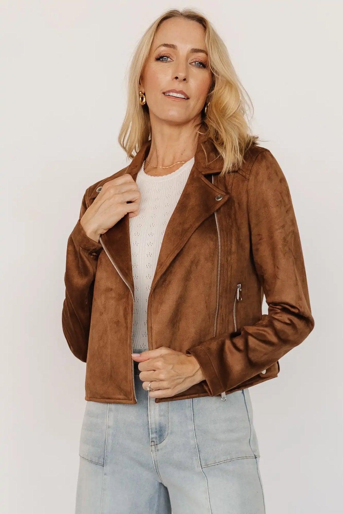 Marisa Faux Suede Jacket
