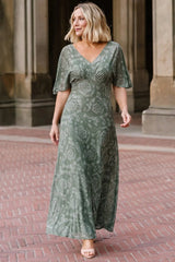Sevilla Mesh Maxi Dress