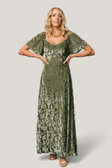 Everley Velvet Maxi Dress