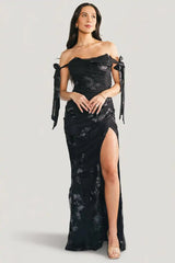 Kinsley Off Shoulder Maxi Dress
