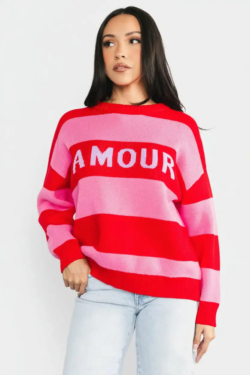 Amour Striped Sweater