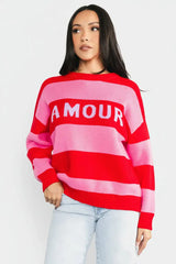 Amour Striped Sweater