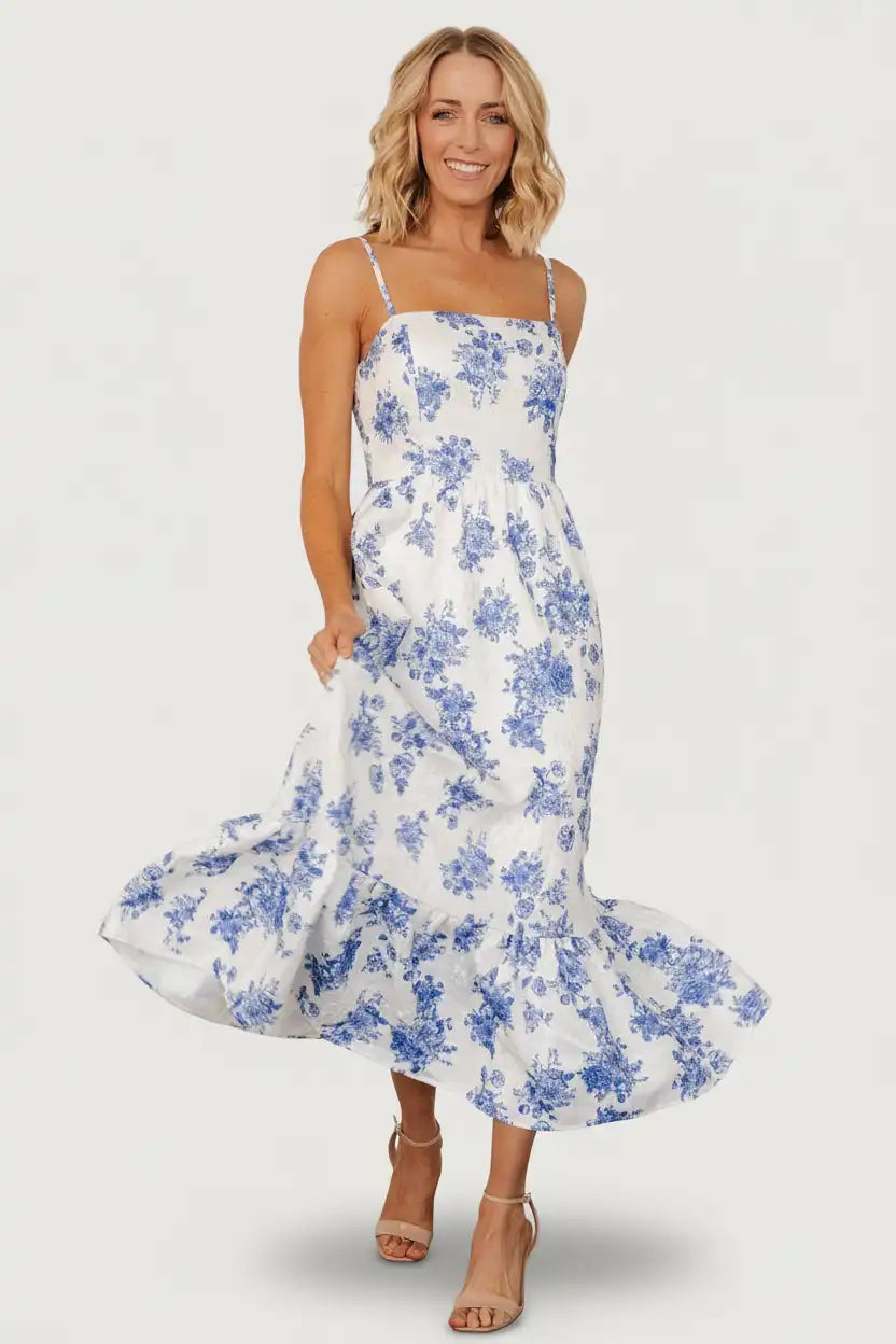 Cherie Jacquard Dress