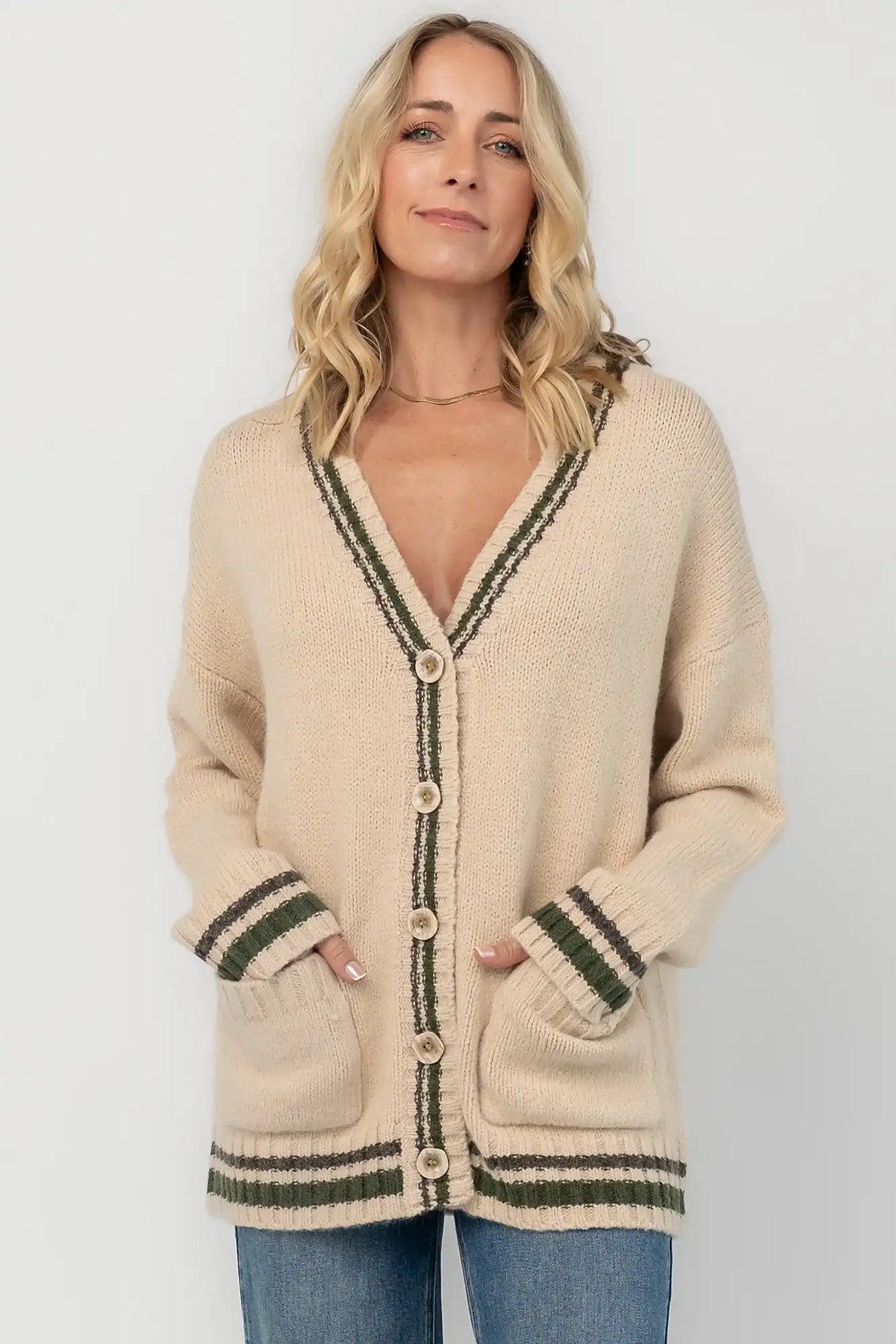 Roosevelt Button Up Cardigan