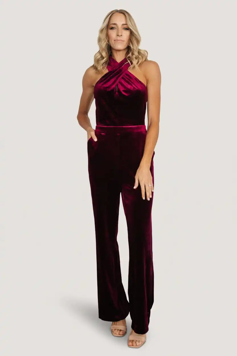 Cleopatra Velvet Jumpsuit
