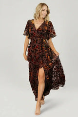 Uma Velvet Maxi Dress