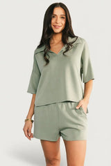 Ana Top + Shorts Set