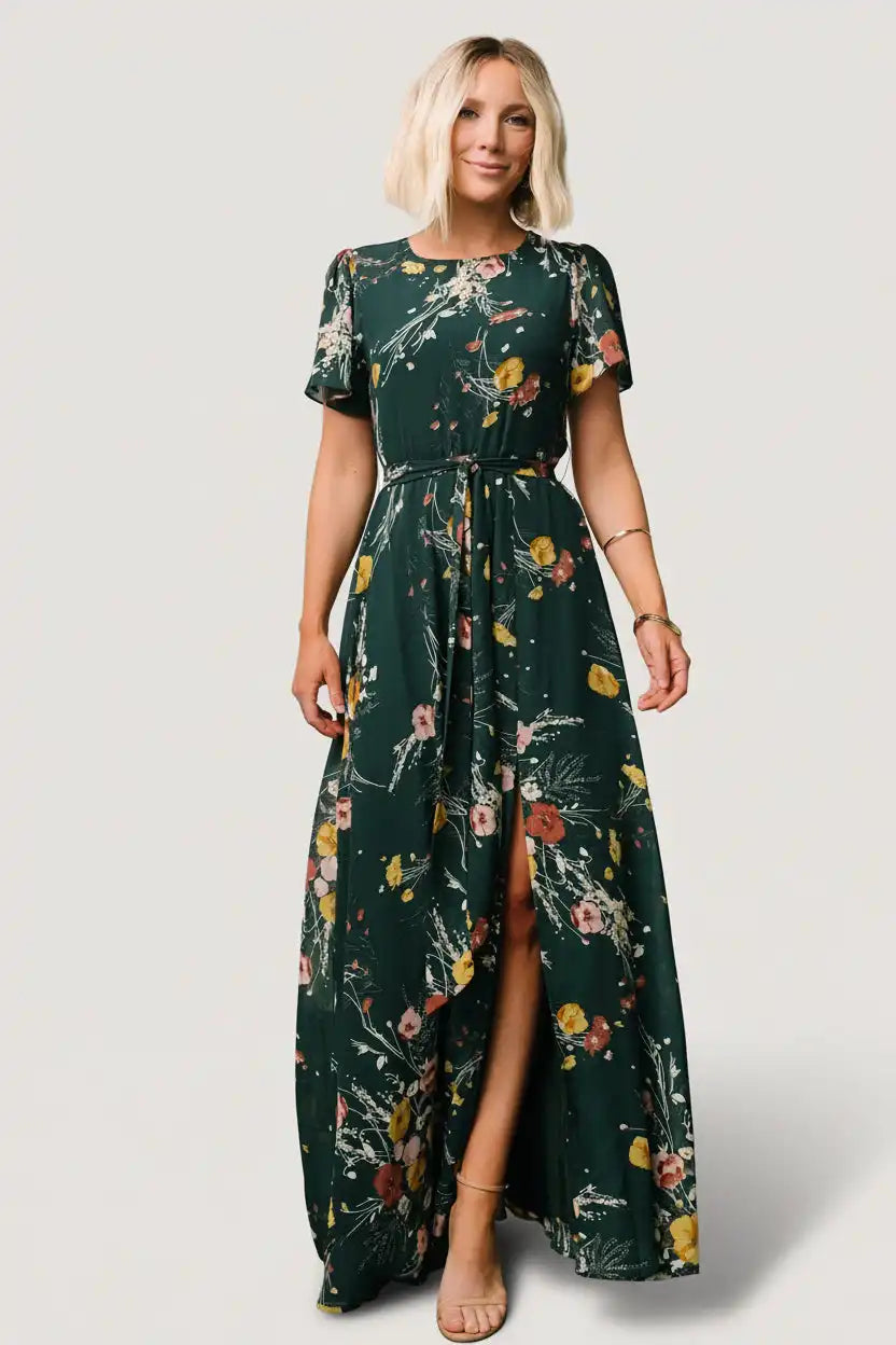 Naomi Short Sleeve Maxi Dress