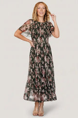 Mara Embroidered Tulle Dress