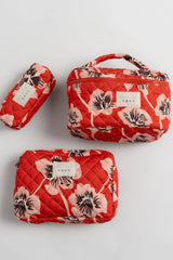 Kelani Quilted Cosmetic Bag Set