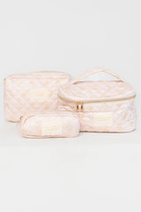 Kelani Quilted Cosmetic Bag Set