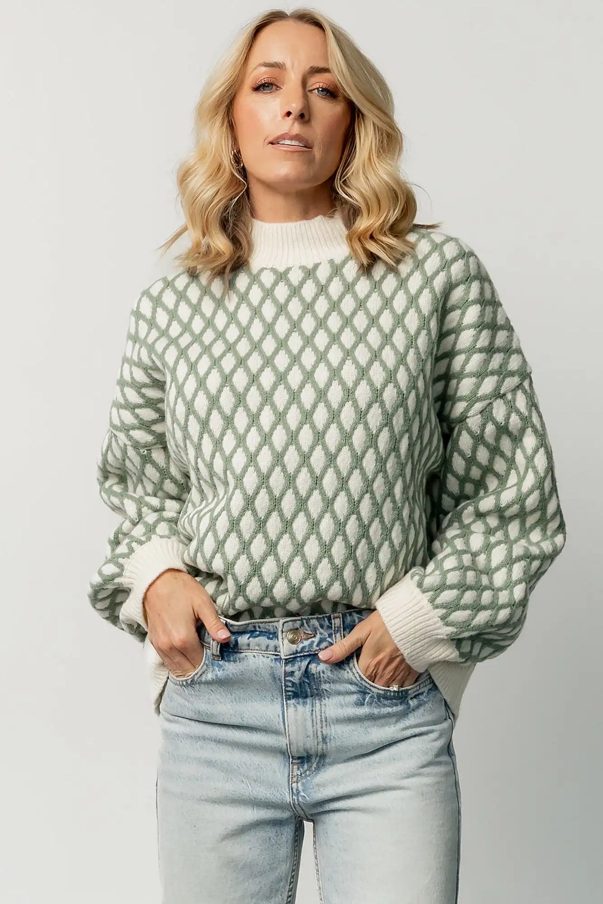 Hendrix Diamond Knit Sweater