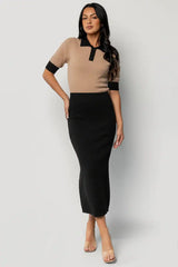 Gwendolyn Collared Midi Dress