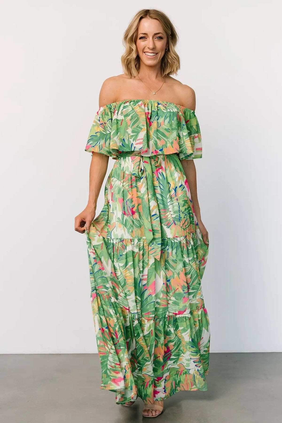 Sonoma Off Shoulder Maxi Dress