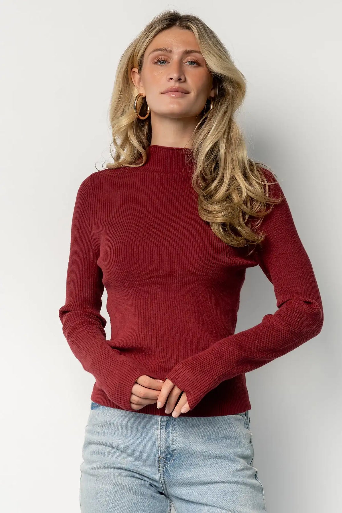 Ilsa Ribbed Sweater Top