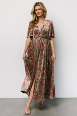 Irina Velvet Maxi Dress