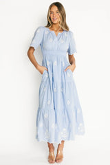 Delilah Embroidered Maxi Dress