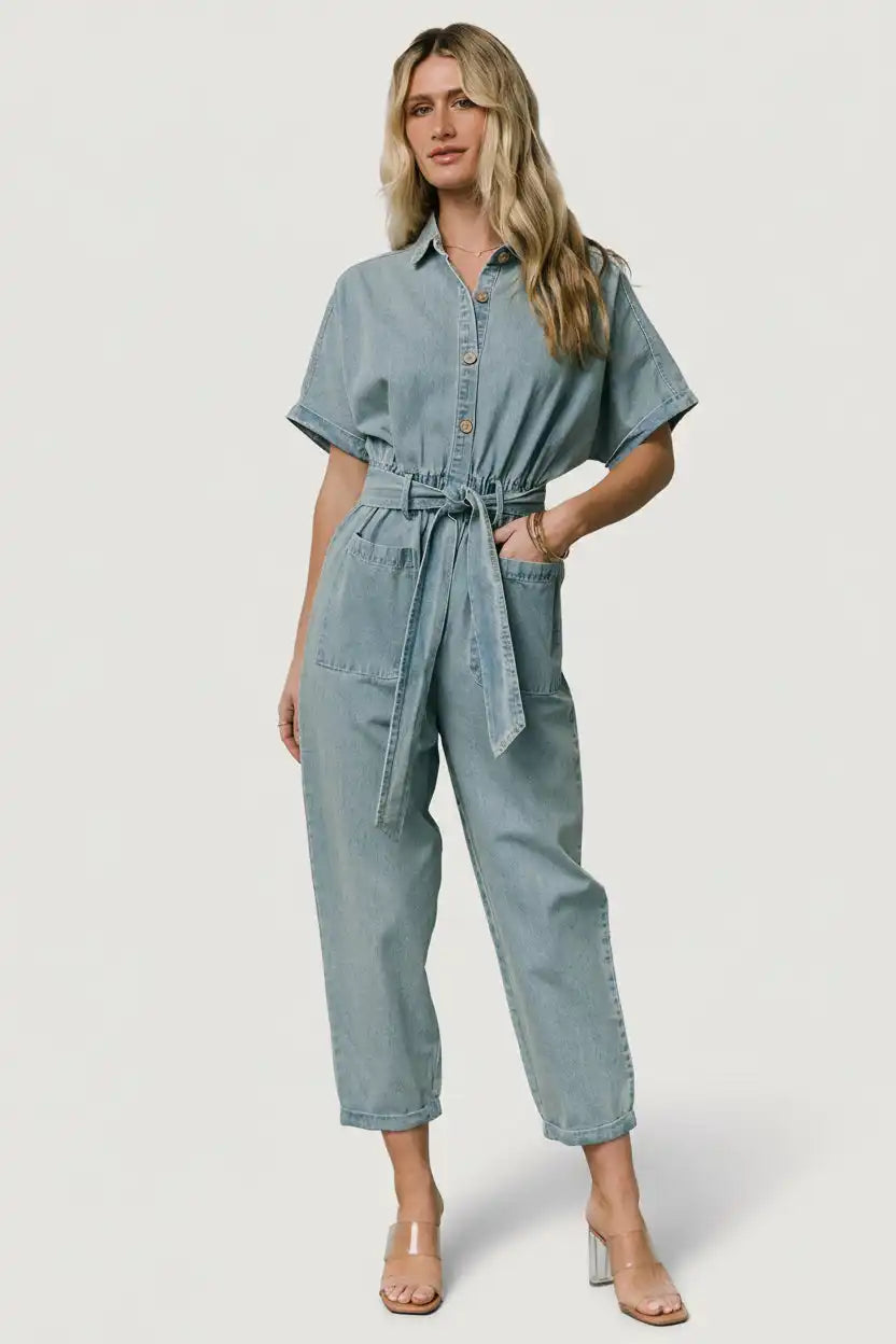 Mateo Button Up Jumpsuit