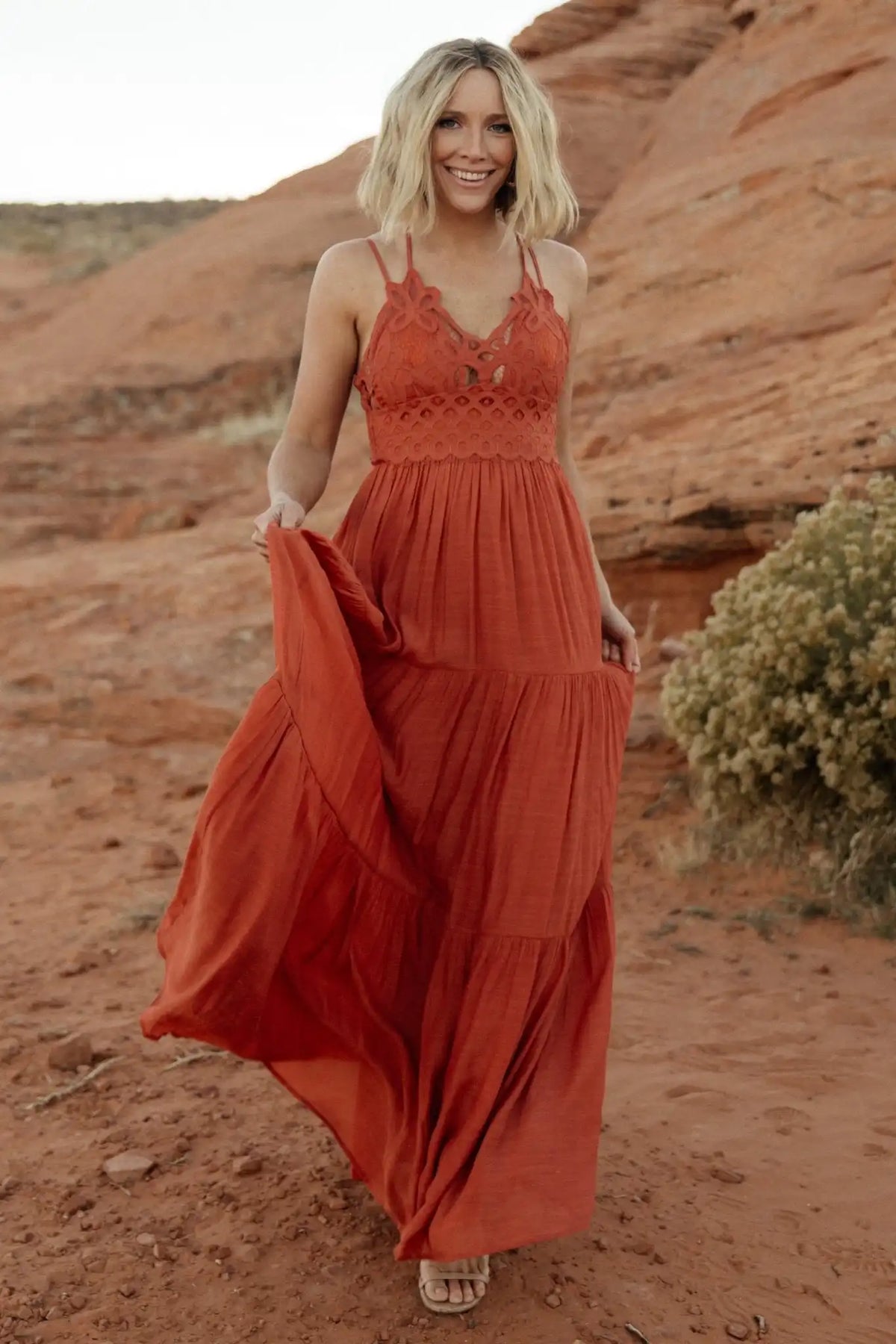 Summerlin Lace Top Maxi Dress
