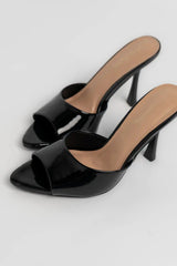Becka Open Toe Mule Heel