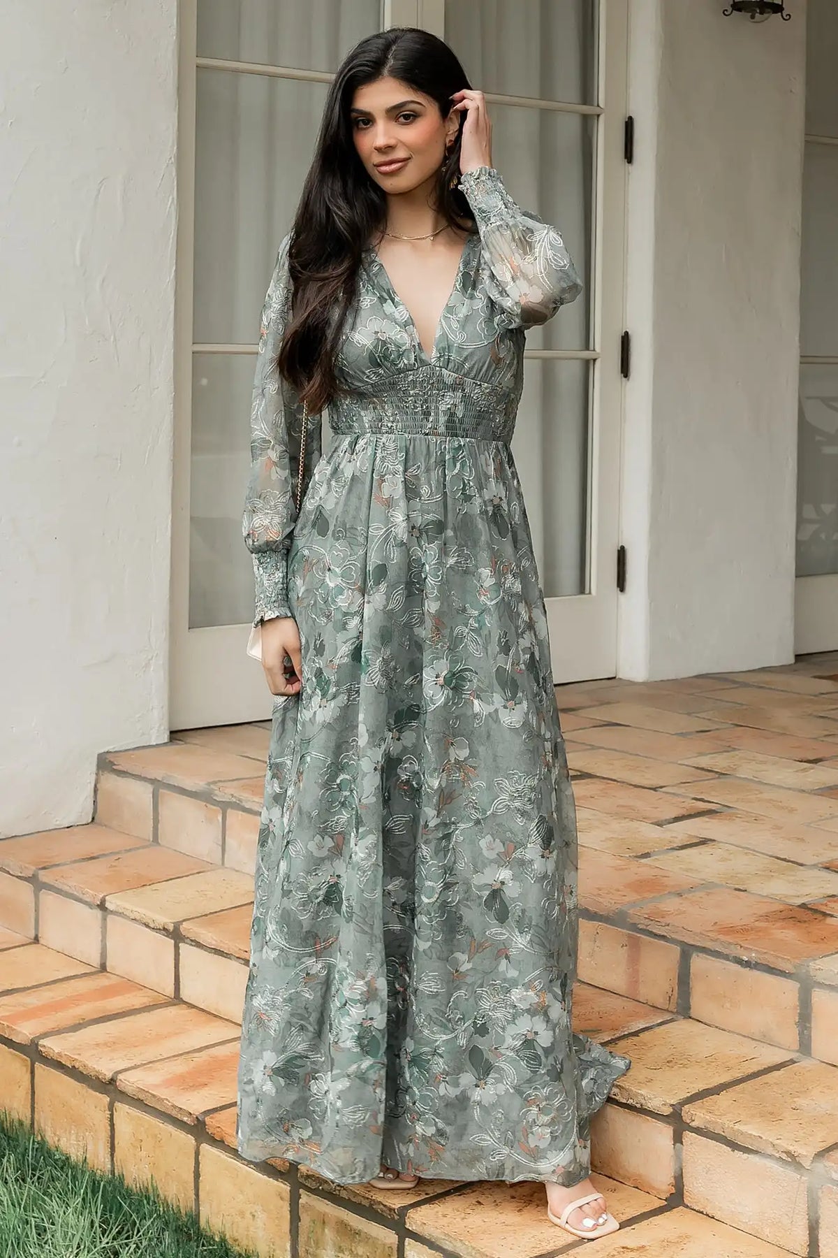 Jolie Embroidered Tulle Dress