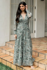 Jolie Embroidered Tulle Dress