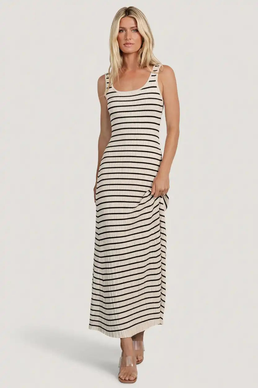 Jesse Ribbed Tank Maxi Dress