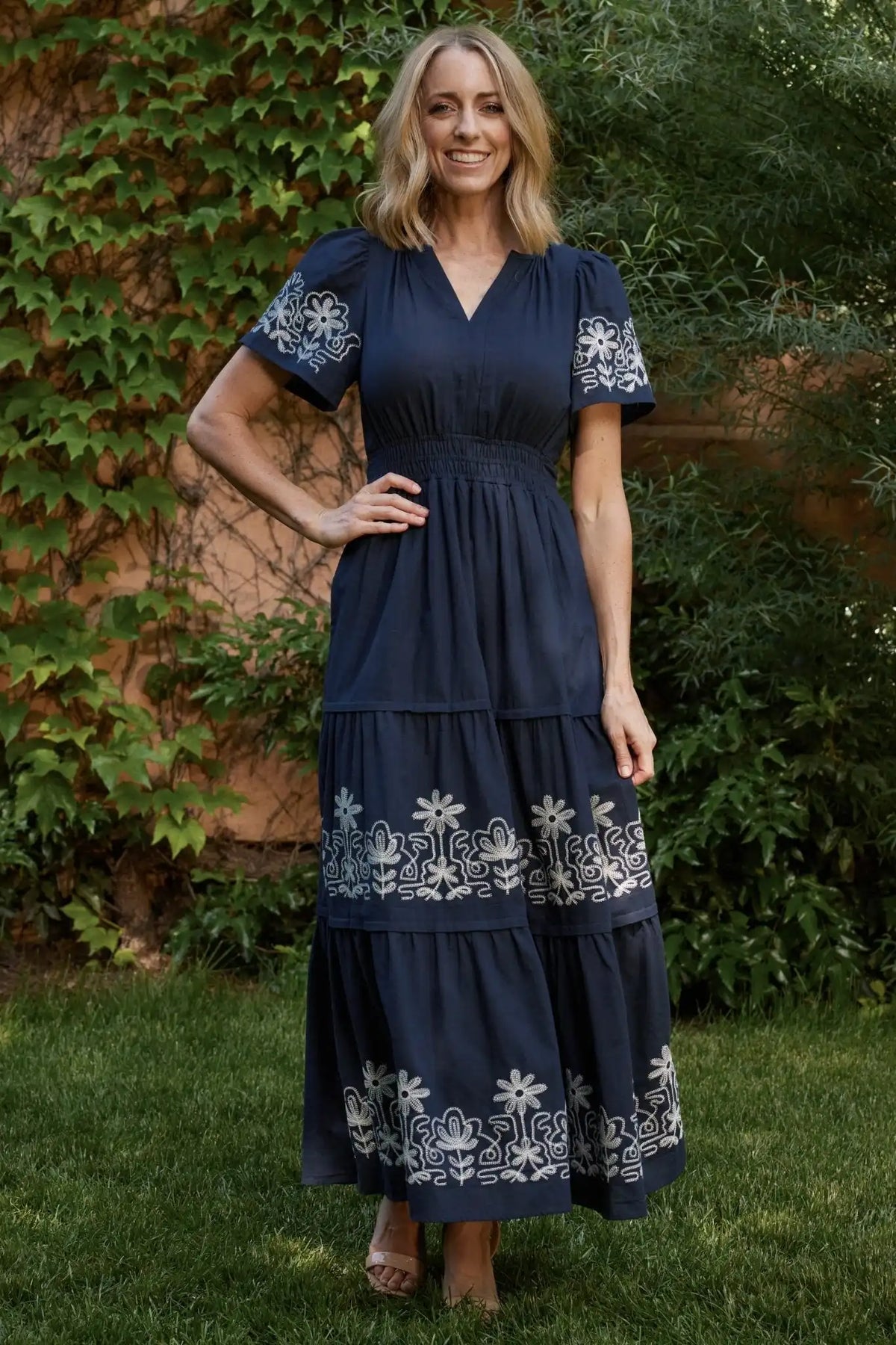 Kennedy Embroidered Maxi Dress