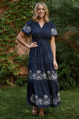 Kennedy Embroidered Maxi Dress