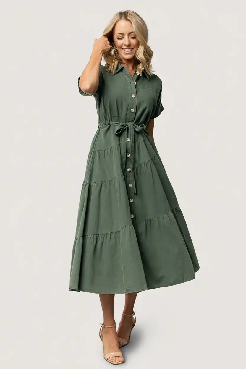 Logan Button Up Dress