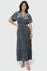 Bronwyn Velvet Dress