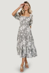 Fabian Jacquard Midi Dress