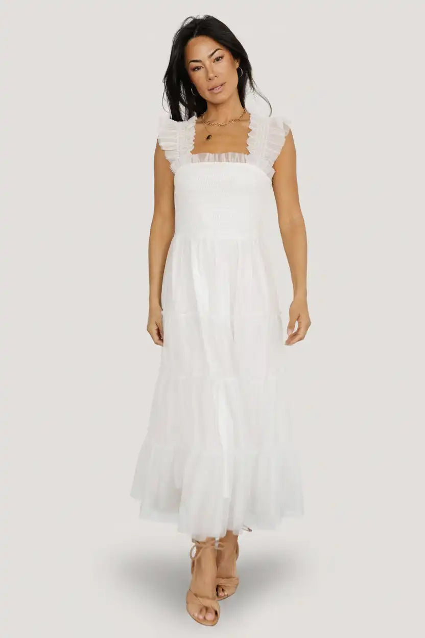 Emma Smocked Tulle Dress