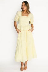 Candace Top + Skirt Set