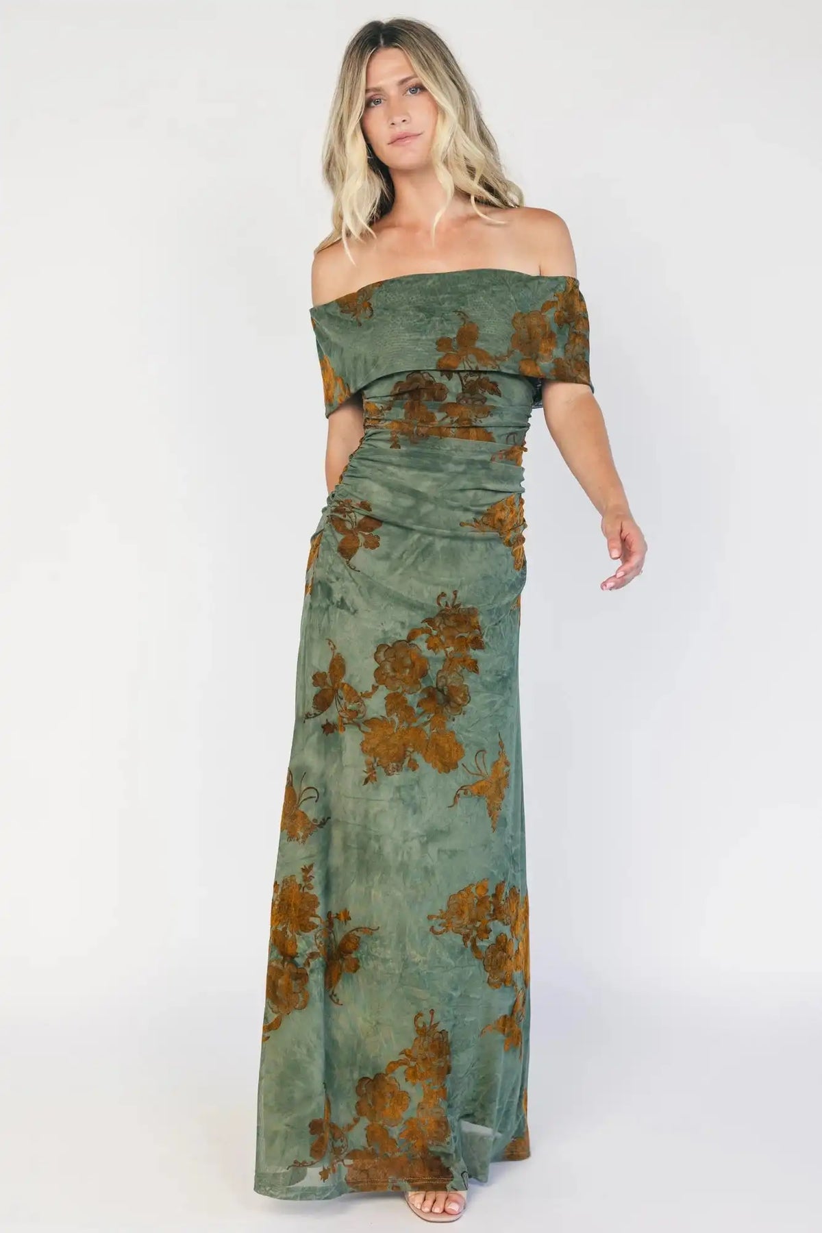 Tilden Off Shoulder Maxi Dress