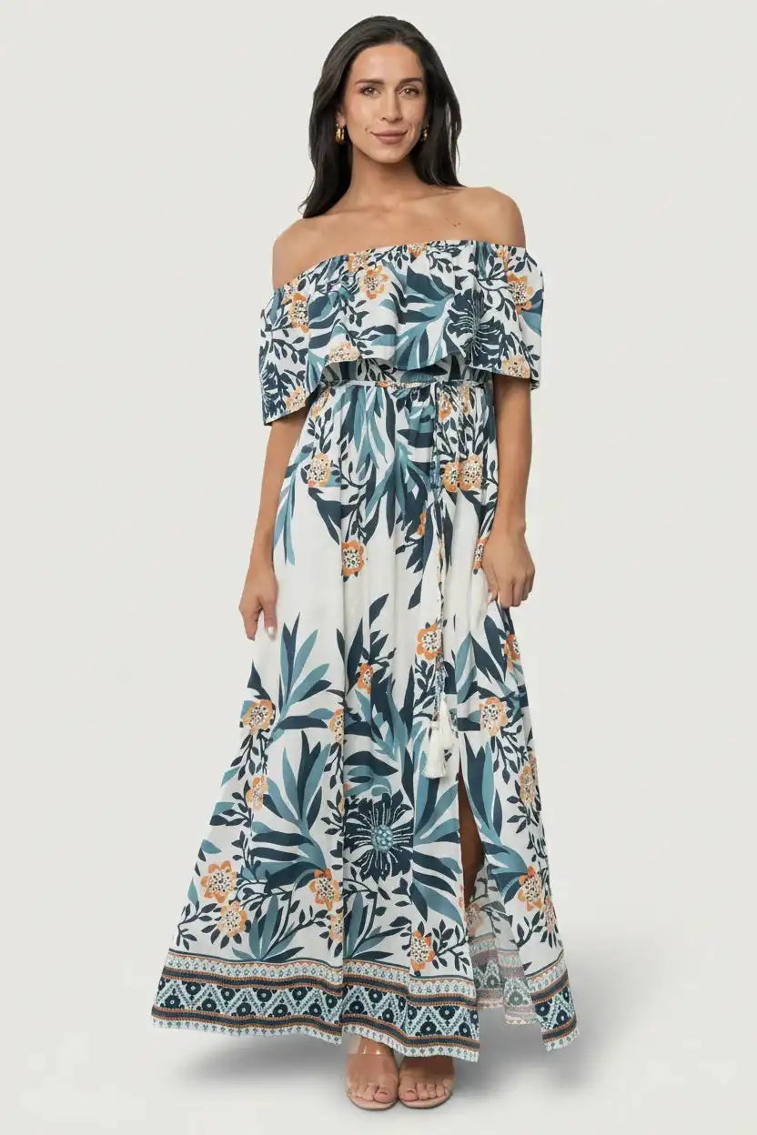 Valentina Off Shoulder Maxi Dress