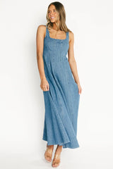 Annie Denim Maxi Dress