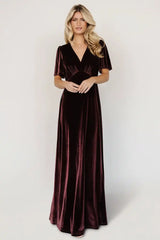 Vivian Velvet Maxi Dress
