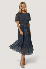 Prim Pleated Dress