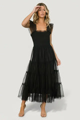 Emma Smocked Tulle Dress