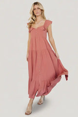 Ellie Ruffle Top Dress