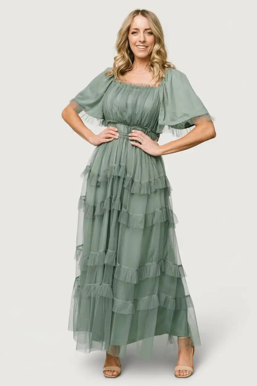 Magdalena Tulle Maxi Dress