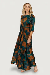 Paula Satin Maxi Dress