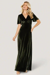 Vivian Velvet Maxi Dress