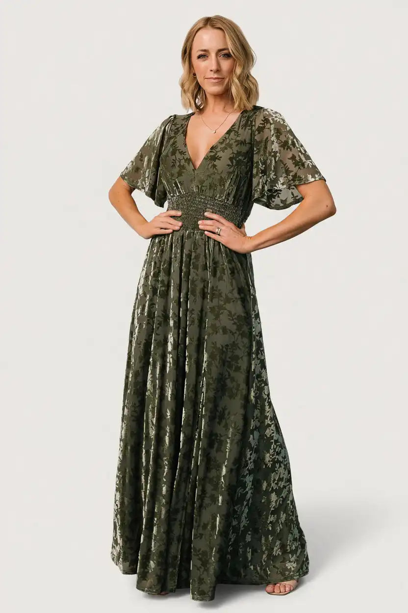 Veronica Velvet Maxi Dress