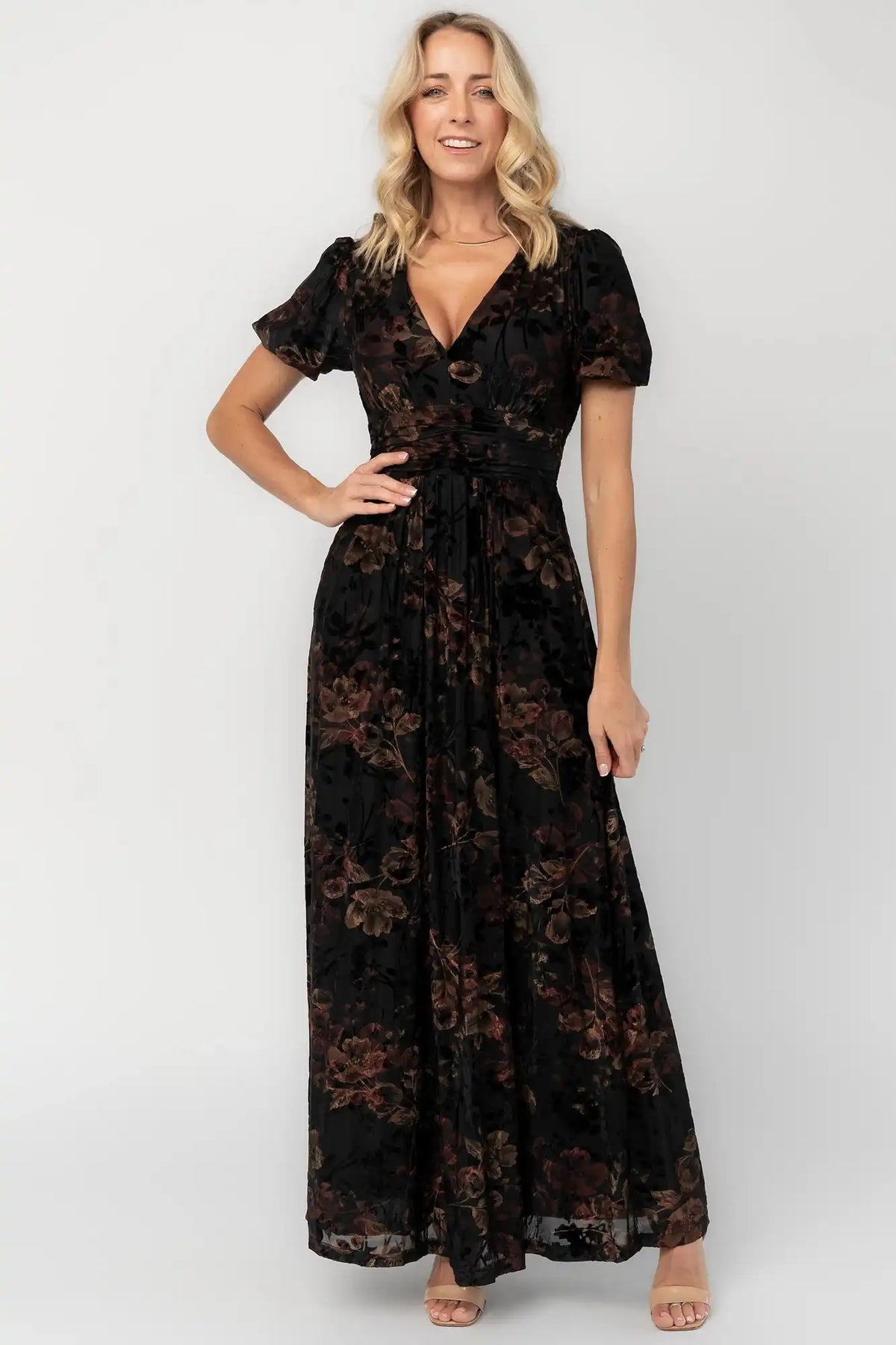 Leslie Velvet Maxi Dress